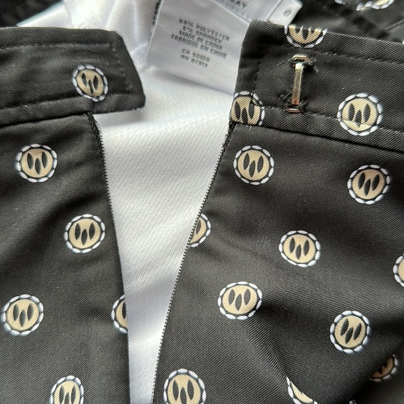 Cracked Wheat Black/Gold/White Skorts - Picture 4 of 7